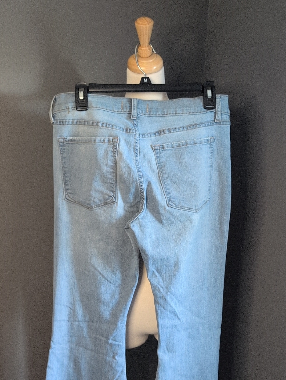 Free People Light Blue Bell Bottom Jeans 30 Long - Picture 6 of 10